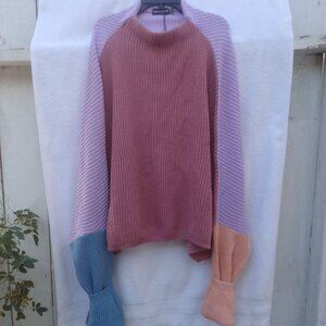 Bundle sunglasses&Fashion long sleeve poncho-loose-style sweater NWT